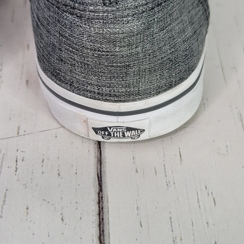 Vans Classic Canvas Gray/White Low Top Skate Casual Shoe Women's Size 6.5 - Picture 6 of 14